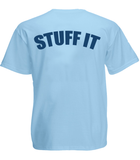 Gray Taxidermy Crewgear "Stuff It" T-Shirt, Blue
