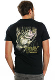Gray Taxidermy Largemouth Bass T-Shirt