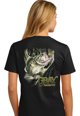 TShirt, Short Sleeve, Original Artwork Bass, Gray Taxidermy, CrewGear –  Gray Taxidermy Crew Gear